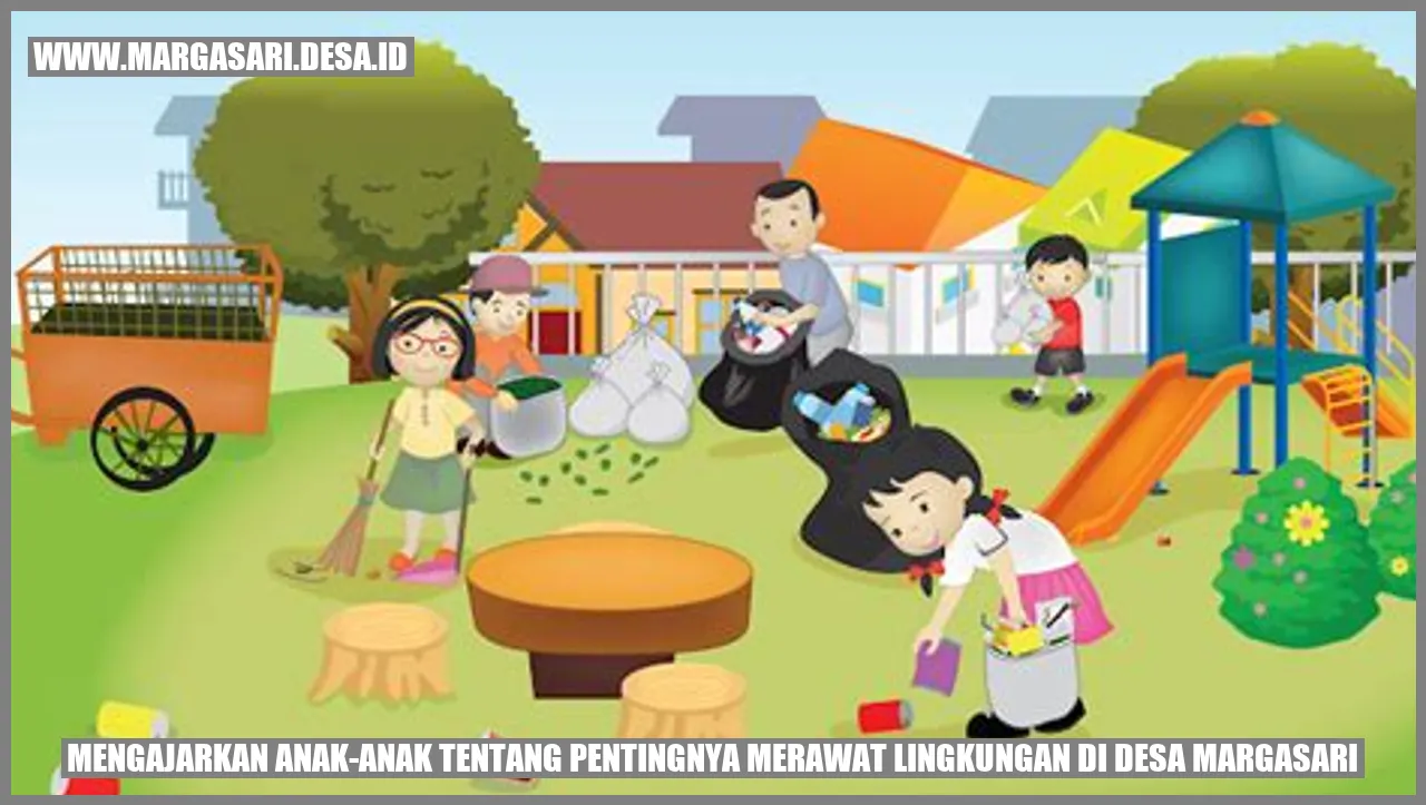 Mengajarkan Anak-anak tentang Pentingnya Merawat Lingkungan di Desa Margasari