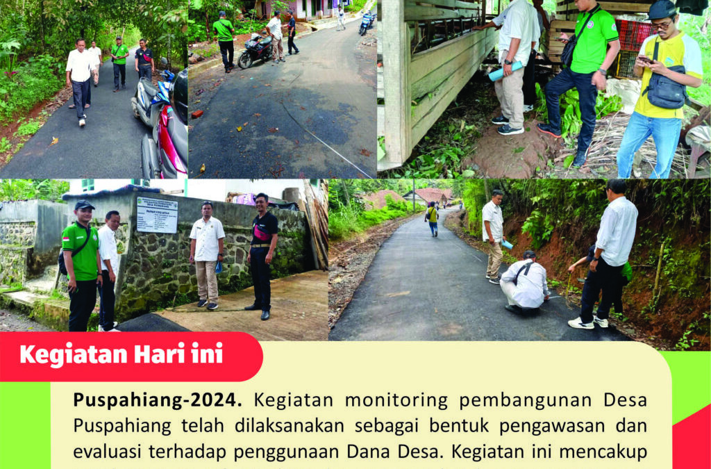 Kegiatan Monitoring Evaluasi Pembangunan Desa TA 2024