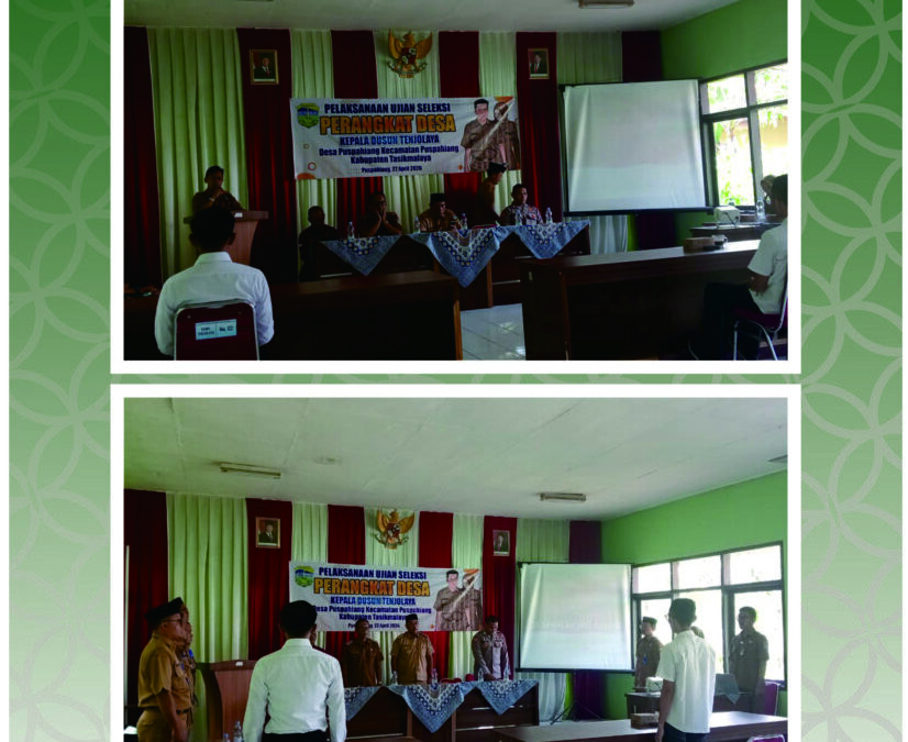 Seleksi Perangkat Desa Puspahiang untuk Kadus Tenjolaya Berjalan Lancar dan Transparan