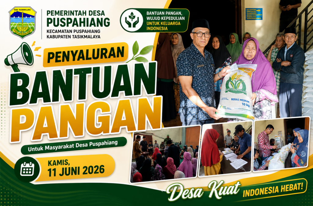 Pemerintah Desa Puspahiang Salurkan Bantuan Pangan Tahun 2026 kepada 743 KPM